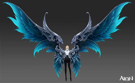 Aion 58 Wings Wings Drawing Weapon Concept Art Wings Art
