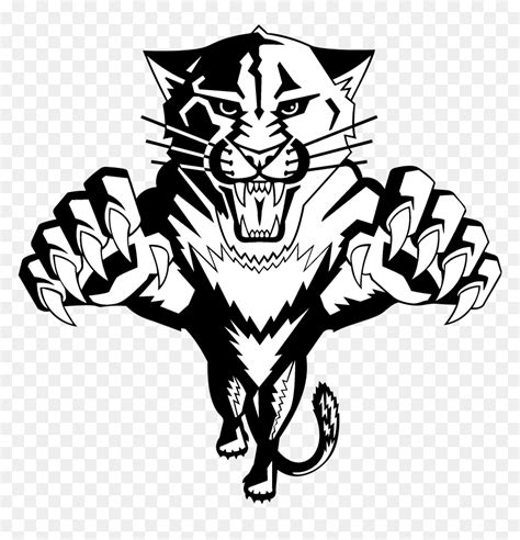 Panther Head Vector Clip Art Sketch Coloring Page