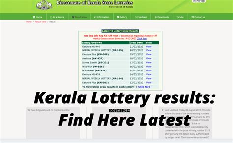 See more of kerala lottery on facebook. Kerala Lottery Result Today 2020: LIVE Winner List Updated ...