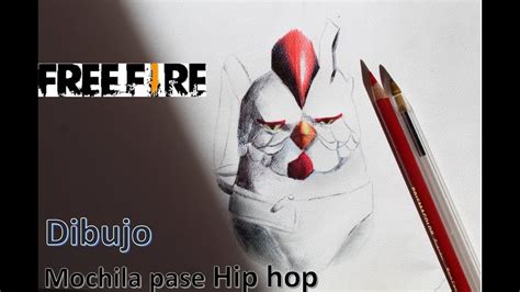 Como Dibujar La Mochila Del Pase Hip Hop Dibujos Freefire Youtube