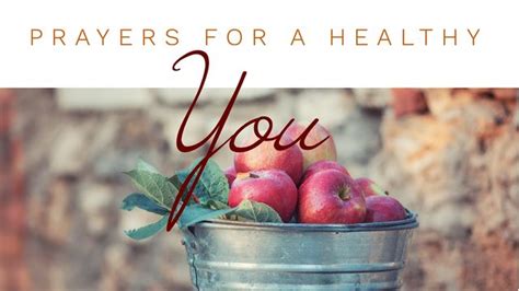 Prayers For A Healthy You Devotional Reading Plan Youversion Bible