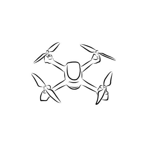 Premium Vector Hand Draw Vector Illustration Aerial Vehicle