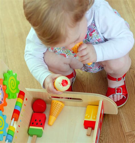 Buy Wooden Ice Cream Set Ice Cream Cones And Ice Lollies Pretend Play