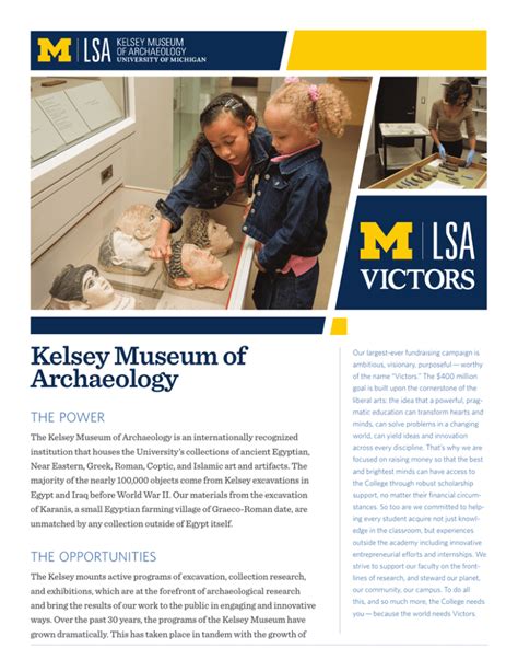 Kelsey Museum Of Archaeology