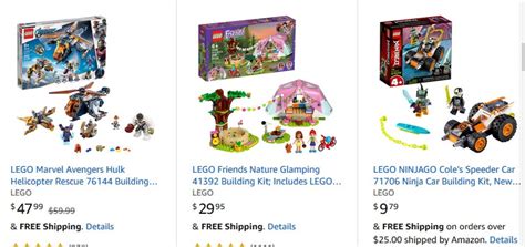 Amazon 10 Off 50 Purchase Of Select Lego Sets Lots To Choose From