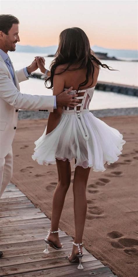 24 hot sexy short wedding dresses short wedding dresses beach sexy white tali photography