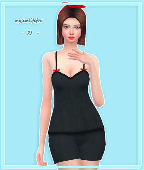 Sims 4 Ccs The Best Sleepwear For Women By Simlife Sims 4