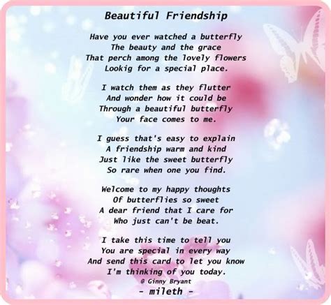 Beautiful Friendship Poems For Her