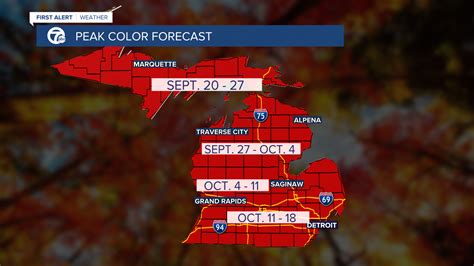 Heres When You Can Expect Peak Fall Colors In Michigan