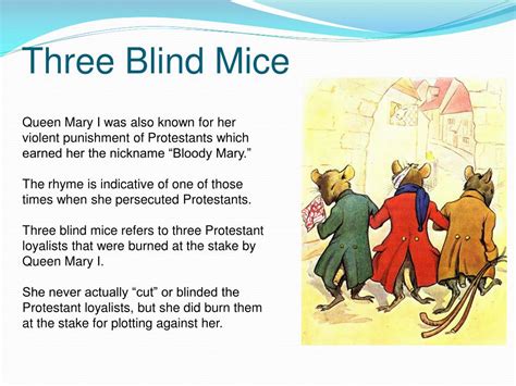 Three Blind Mice Meaning Blinds