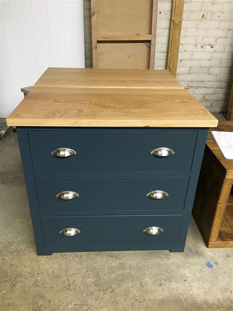 Large Bedside Tables Made To Order These Are Painted In Fandb Hague Blue