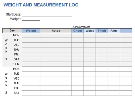 Microsoft Excel Templates Weight Training Plan Excel Template