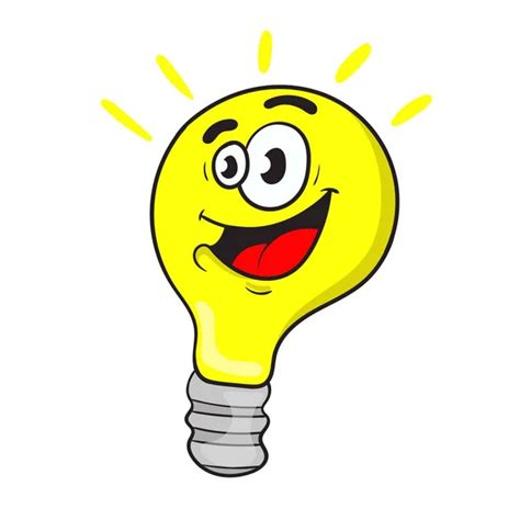 Cartoon Light Bulb — Stock Vector © Vitasunny 64629765