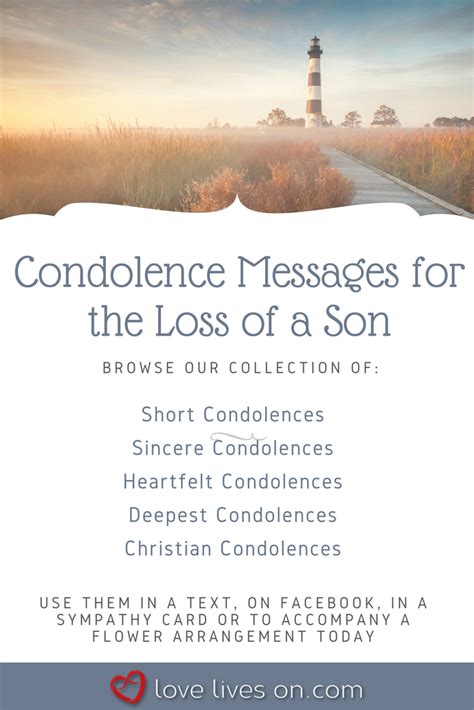 Sympathy Card Quotes For Loss Of Son Shortquotescc