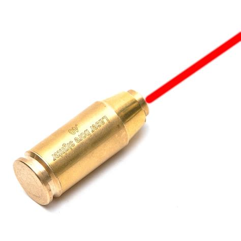 Cal 40 Brass Cartridge Red Dot Laser Bore Sighter Red Sighting Sight