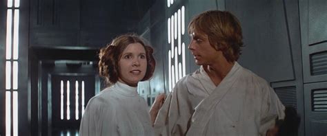 Leia Organa And Luke Skywalker Episode Iv A New Hope 1977 Star Wars Charcters Star