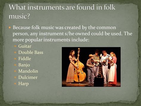 Ppt American Folk Music Powerpoint Presentation Free
