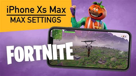 Iphone Xs Max Fortnite Test Max Settings Youtube