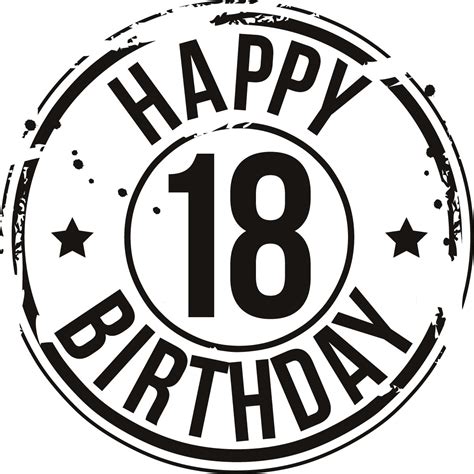 Free 18th Birthday Cliparts Download Free 18th Birthday Cliparts Png
