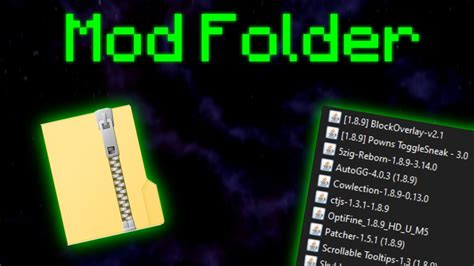 Mods Folder Release Hypixel Skyblockminecraft Mods Youtube