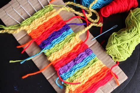 8 Beginner Weaving Projects For Kids Happy Hooligans