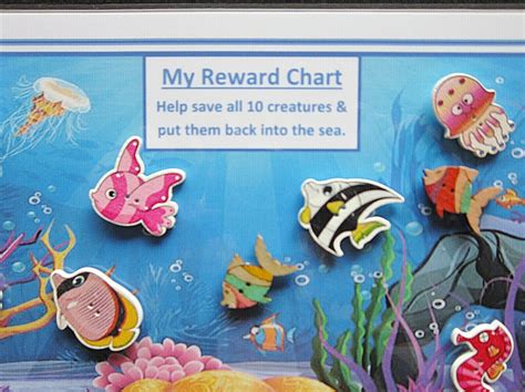 Reward Motivational Fish Chart Adhd Autism Sen Pecs Visual Behavioural Aid Ebay