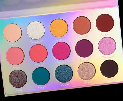 Colourpop Chasing Rainbows 15 Pan Shadow Palette Cosmetics 3d Colourpop Cosmetics Colour Pop