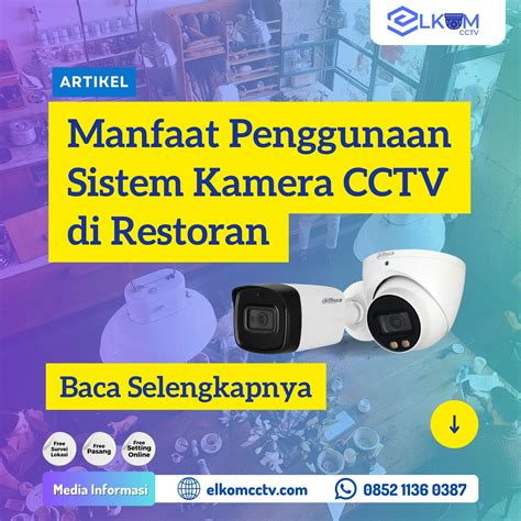 Manfaat Penggunaan Sistem Kamera Cctv Di Restoran Elkom Cctv