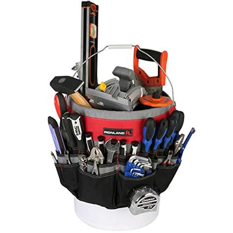 5 Gallon Bucket Tool Organizer Heavy Duty Auto Garden Equipment Holder