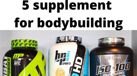 Top 5 Supplements For Bodybuilders And Strength Athletes