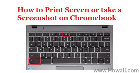 Open the full page screen shot page. How to Screenshot on Chromebook - Howali