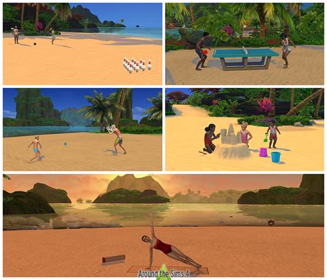 Around The Sims 4 Custom Content Download Beach Activities