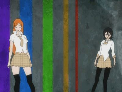 Kuchiki Rukia And Inoue Orihime Bleach Danbooru