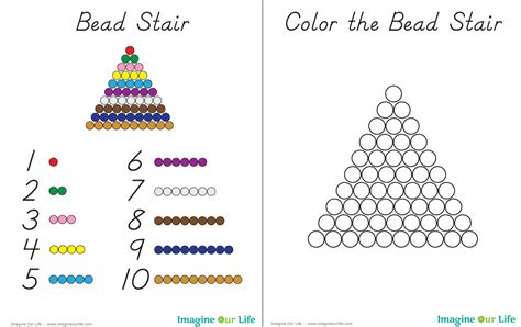 Diy Montessori Math Beads Imagine Our Life