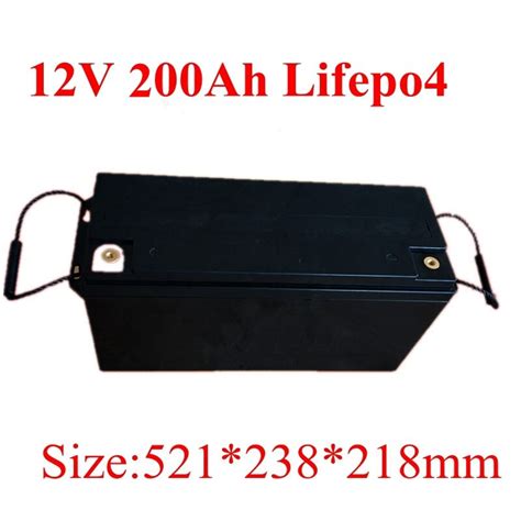128v Lithium 12v 200ah Lifepo4 Battery Pack With Bms For Marine Solar
