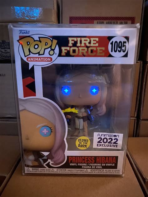 Funko Pop Fire Force Princess Hibana Giow Funimation Exclusive