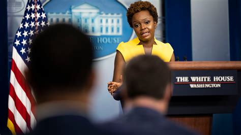Karine Jean Pierre Takes Her Turn At The White House Podium The New