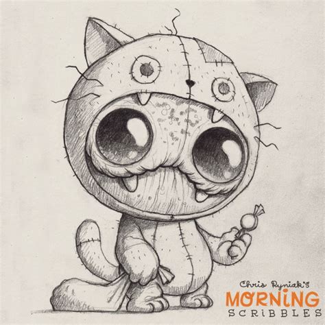Morning Scribbles 215 Chris Ryniak Cute Monsters Drawings Cute