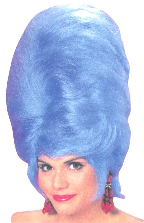 Womans Costume Wig Blue Beehive Novelty Wigs Gothic Wigs Colored