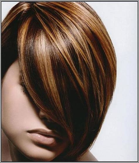Beautiful blonde with copper and dark honey lowlights will be this season's fall look for 2013. Dark brown lowlights and highlight hair color with side ...