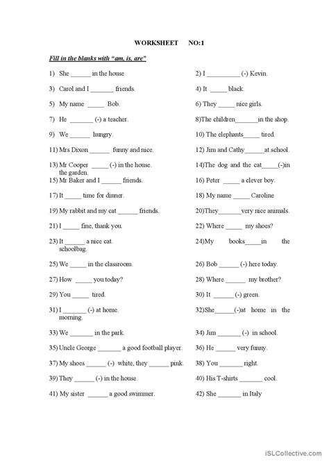 To Be English Esl Worksheets Pdf And Doc
