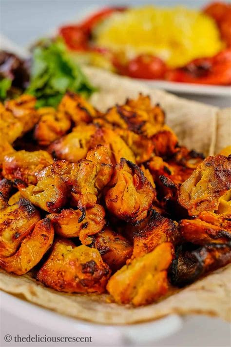 Persian Grilled Chicken Kabobs Are Amazingly Delicious Marinated With