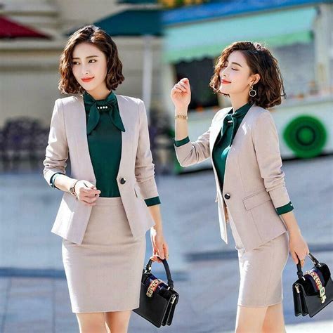 Ebay Ad Ladies Office Uniform Blazer Work Suit Styles Formal Women