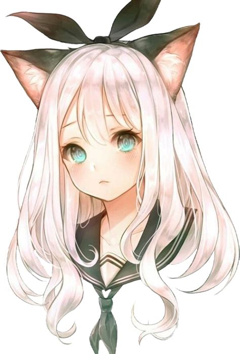 Anime Girl Cat Animecat Girlcute Sticker By Nopexcandy