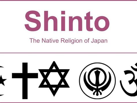 Introduction To Shinto Eastern Religions Teaching Resources