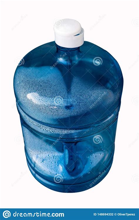 Five Gallon Refillable Water Bottles Stock Photo Image