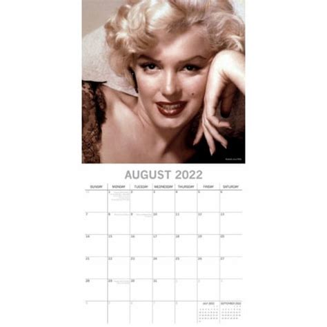 2022 Wall Calendar Marilyn Monroe Icons 12 X 12 In 16 Months With 180 Stickers Pack Kroger