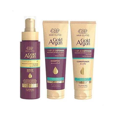 Eva Gold Argan Conditioner 230ml Serum 90ml Shampoo 230ml Online At