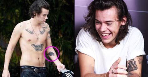 The Real Reason Why Harry Styles Covered Up His Tattoos • Tattoodo