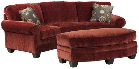 Fairfield Sofa Accents Curved Conversation Sofa With Traditional Rolled